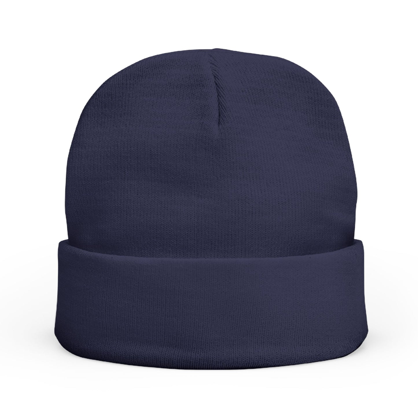 Embroidered Knit Beanie - Never Give Up Inspirational Hat