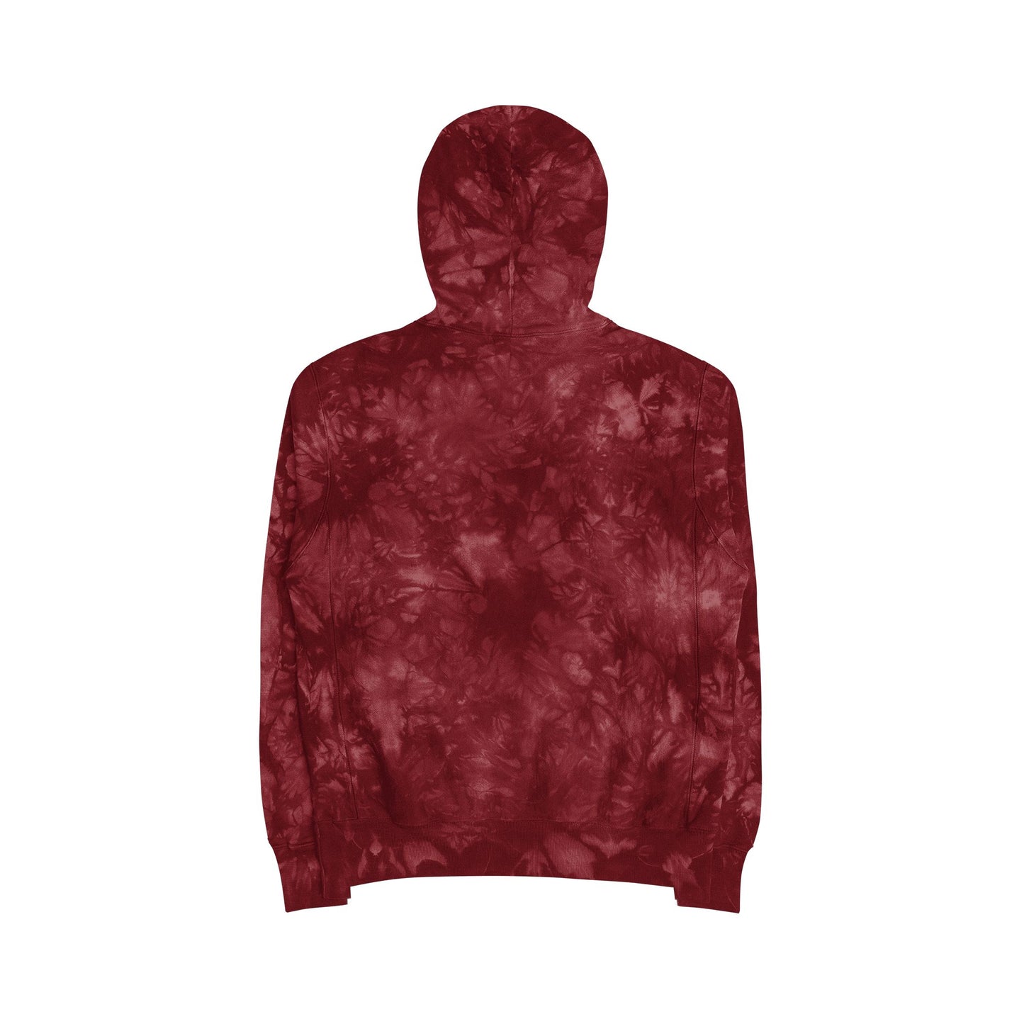Unisex Champion Tie-Dye Hoodie with Embroidered Design - Cozy and Trendy Fashion