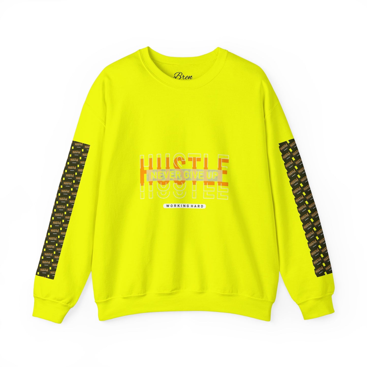 Hustle Crewneck Sweatshirt - Unisex Heavy Blend™ - Motivational Design