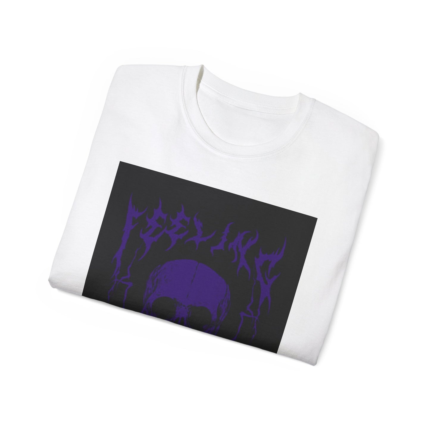 Unisex Ultra Cotton Tee - 'Feeling' Skull Graphic T-Shirt - Bold Streetwear Style