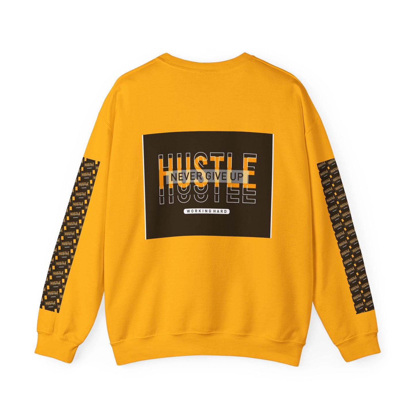 Hustle Crewneck Sweatshirt - Unisex Heavy Blend™ - Motivational Design