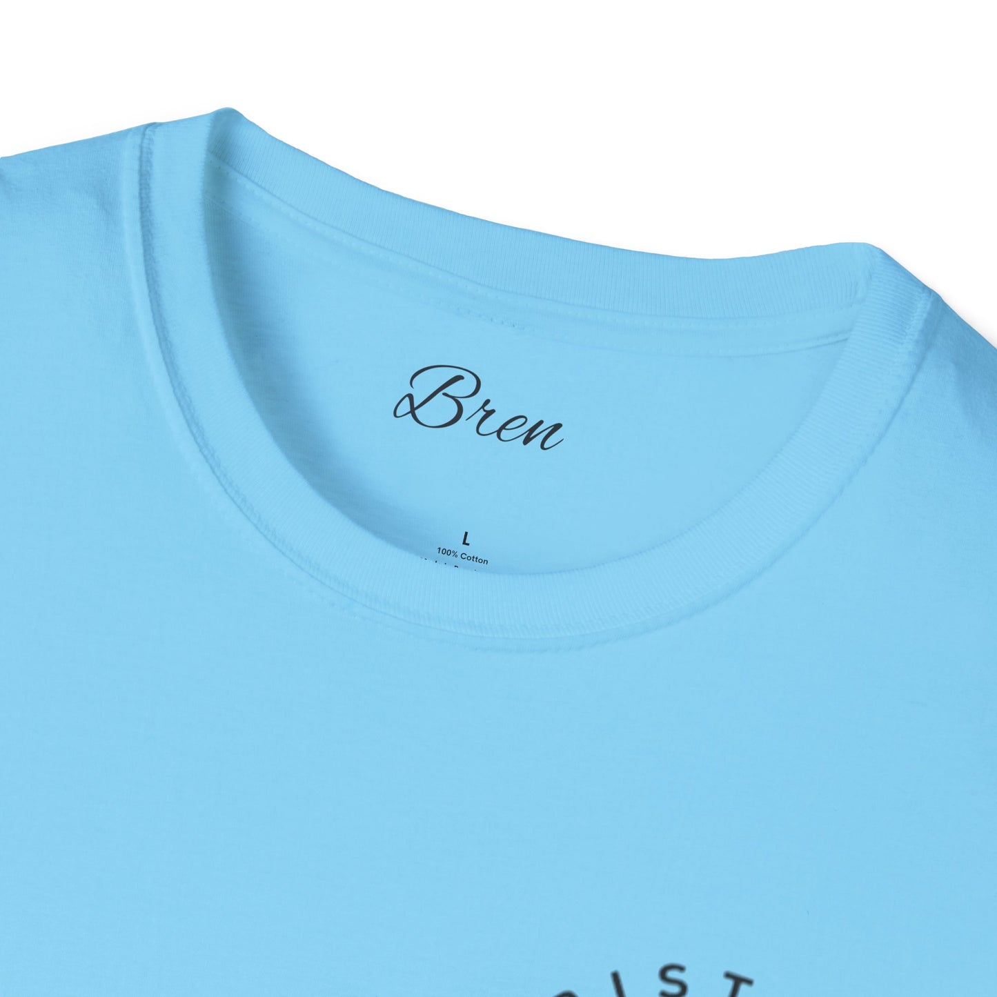 Unisex Softstyle T-Shirt with Cross Design - Faith-Inspired Apparel