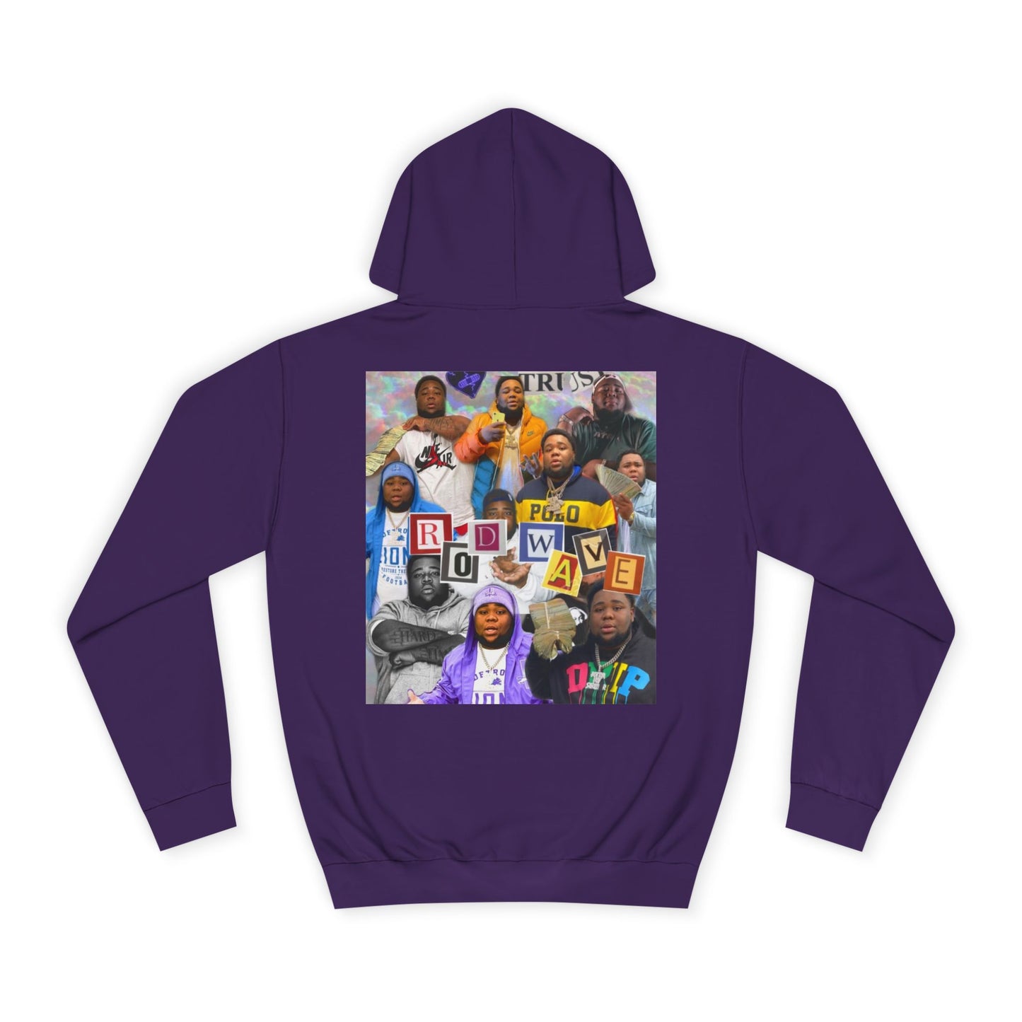 Unisex College Hoodie with Bold Graphic Design - Perfect for Students and Fans
