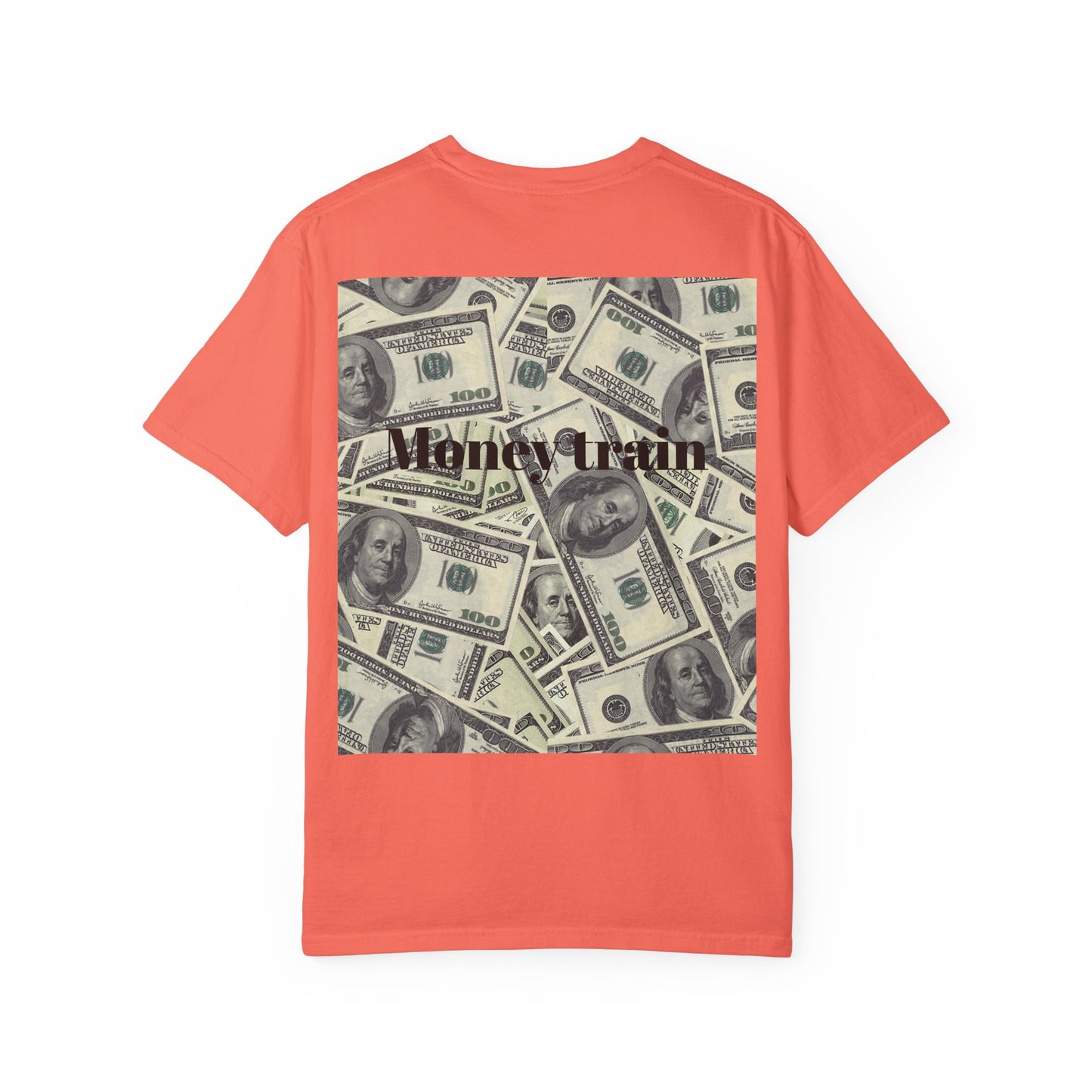 Money Train Unisex Garment-Dyed T-Shirt - Trendy Casual Wear for Money Enthusiasts