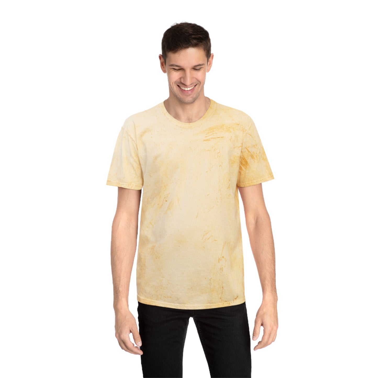 Unisex Color Blast Motivational T-Shirt - "Never Give Up" Design