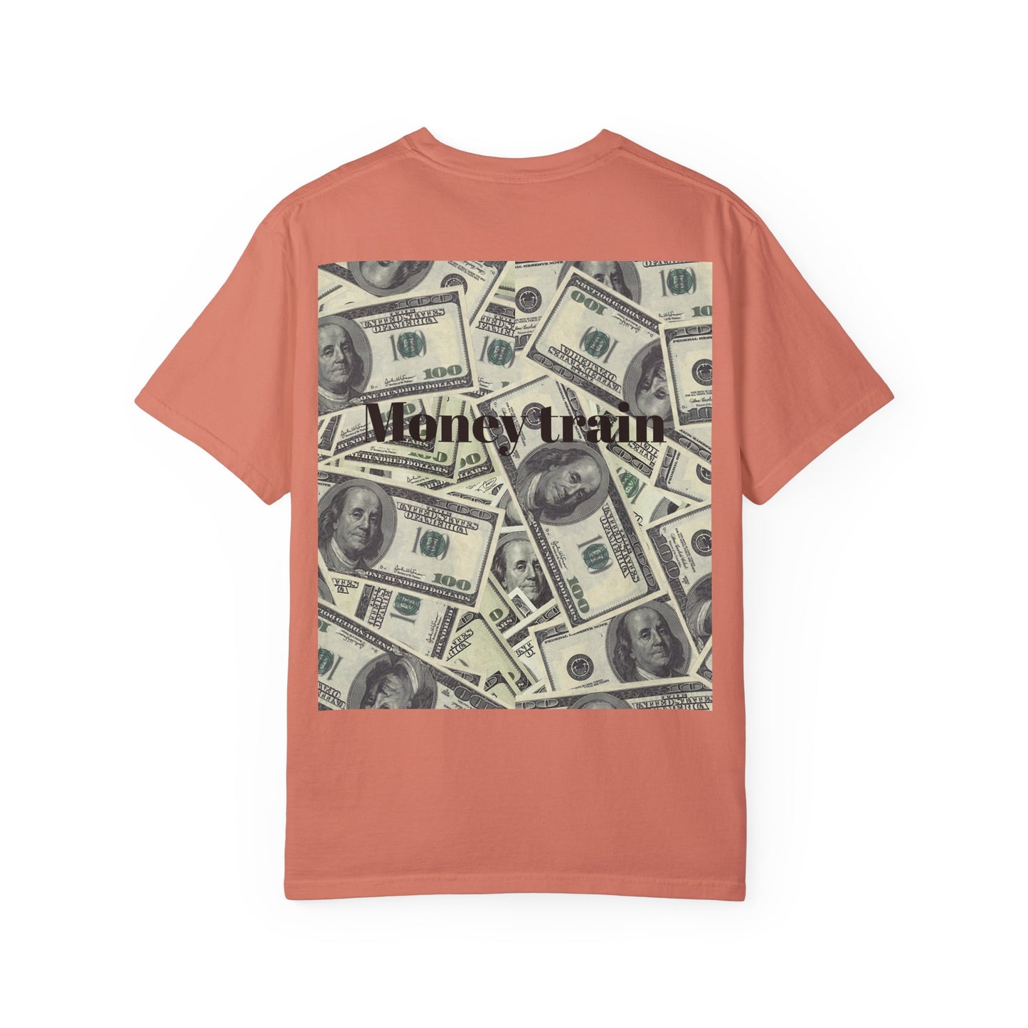 Money Train Unisex Garment-Dyed T-Shirt - Trendy Casual Wear for Money Enthusiasts