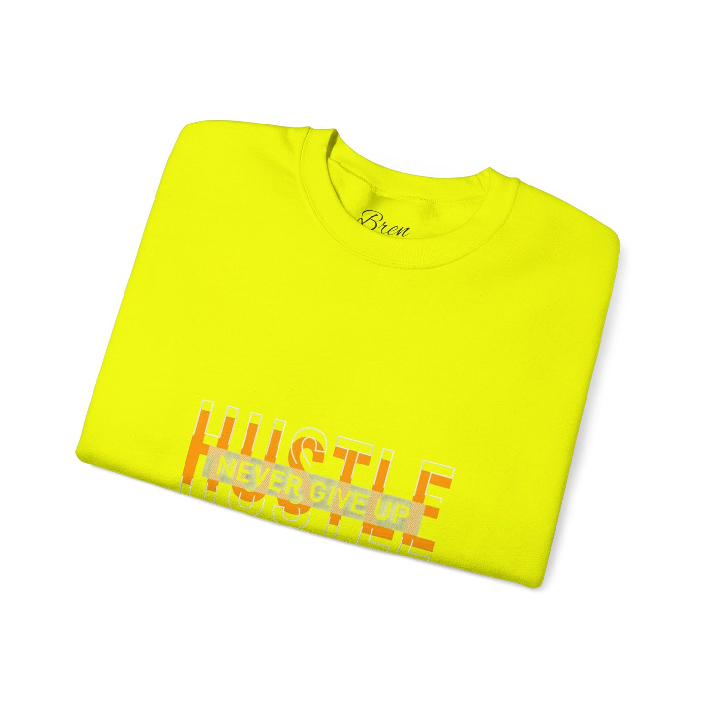 Hustle Crewneck Sweatshirt - Unisex Heavy Blend™ - Motivational Design