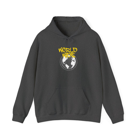 World Wide Unisex Heavy Blend™ Hooded Sweatshirt - Trendy Fashion for Global Citizens