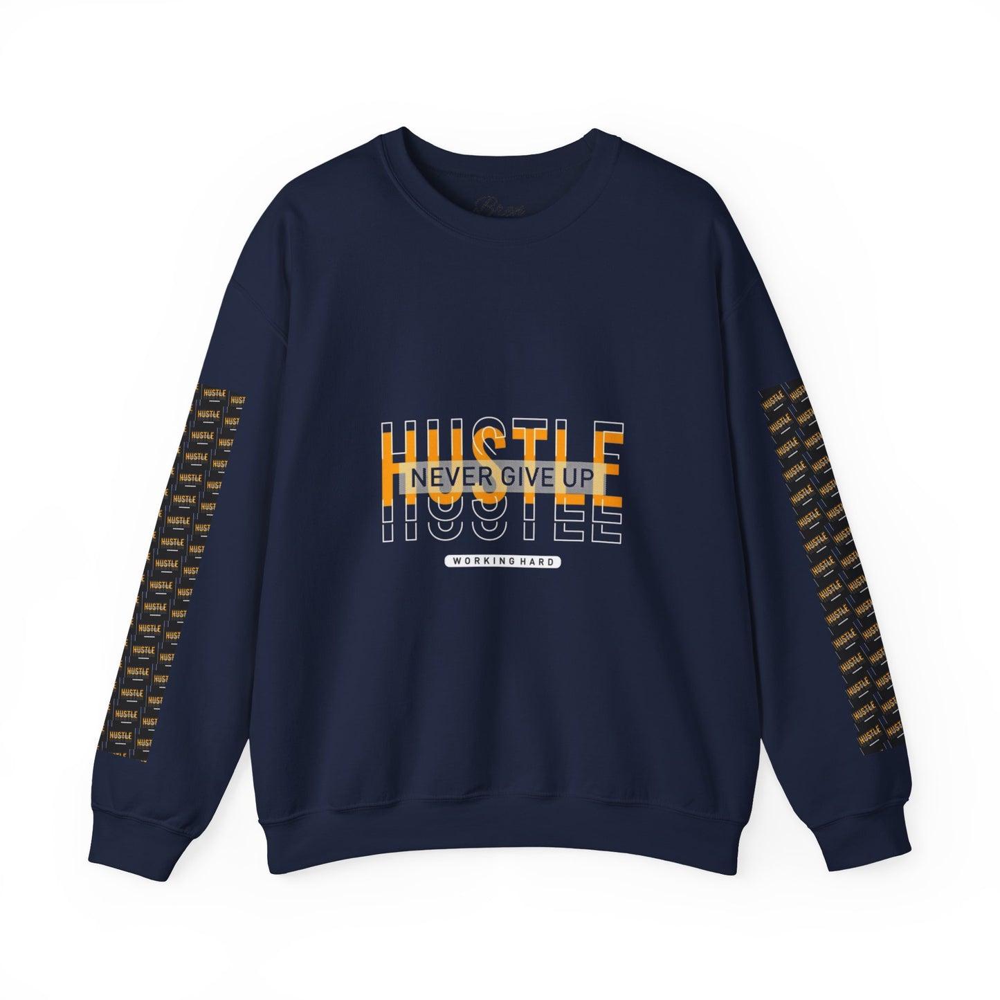 Hustle Crewneck Sweatshirt - Unisex Heavy Blend™ - Motivational Design