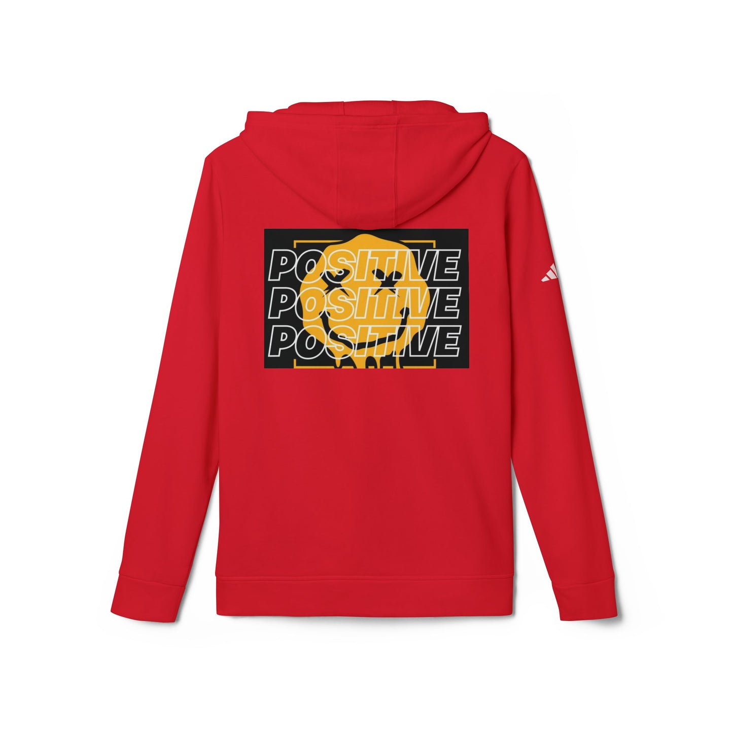 Unisex Fleece Hoodie with Positive Vibes Design