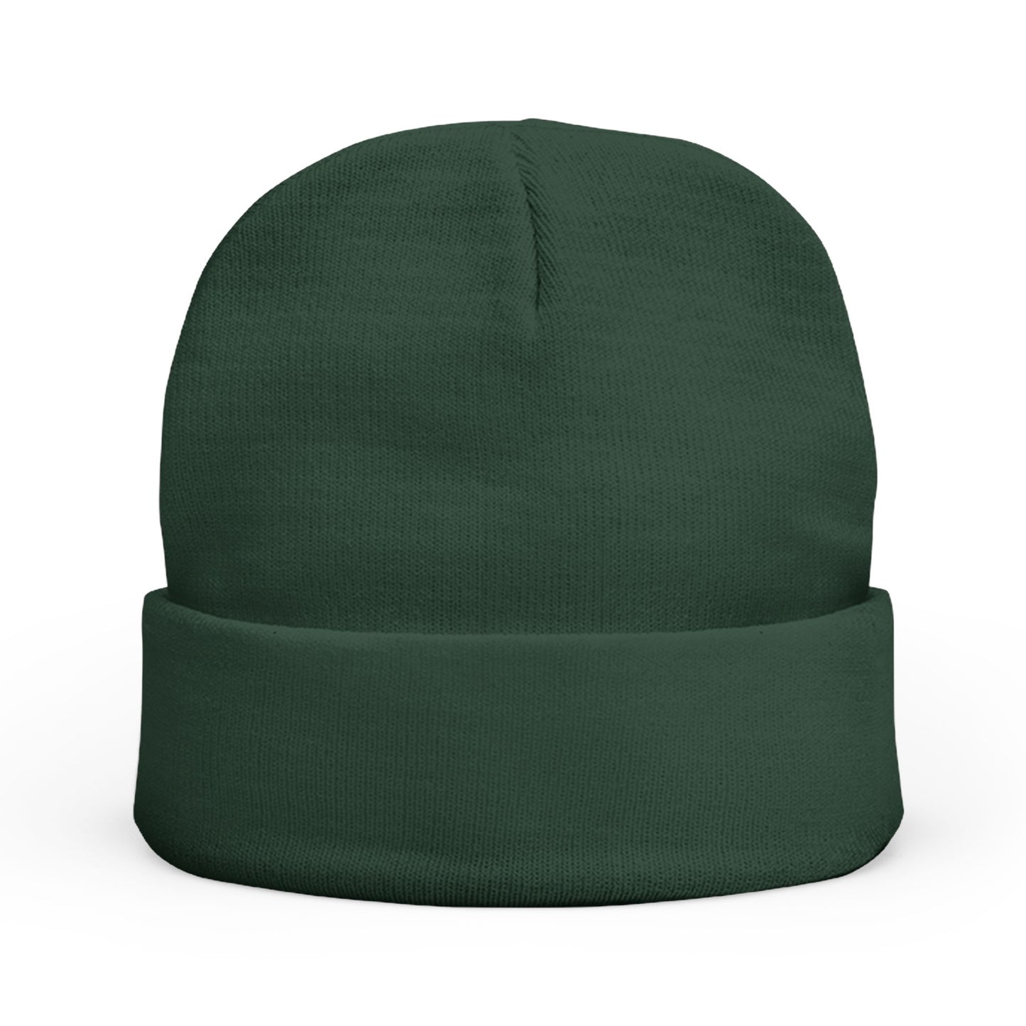 Embroidered Knit Beanie - Never Give Up Inspirational Hat
