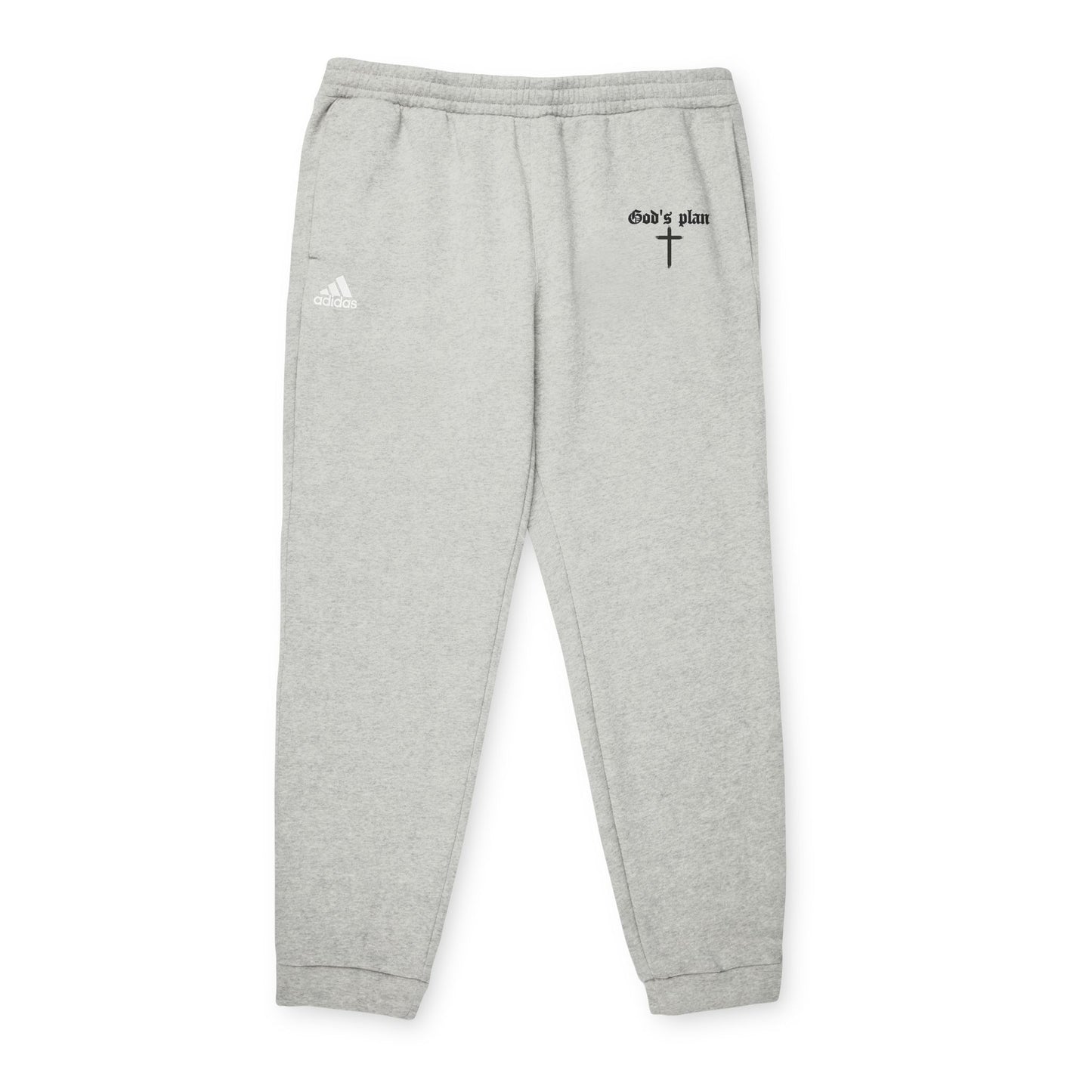 Adidas Unisex Fleece Joggers - God's Plan Sportswear