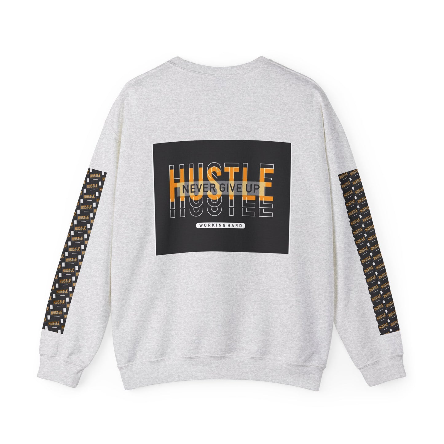 Hustle Crewneck Sweatshirt - Unisex Heavy Blend™ - Motivational Design