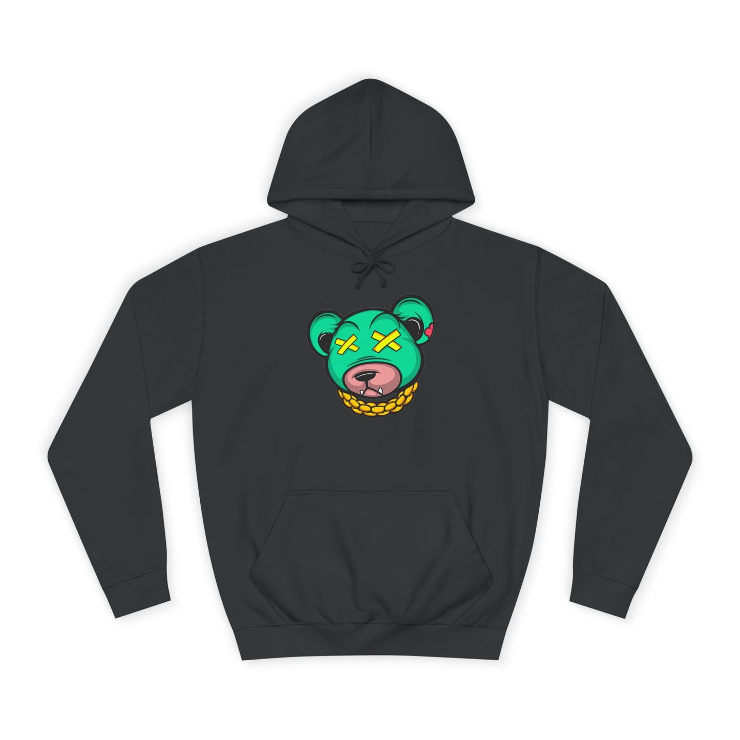 Cool Cartoon Bear Unisex College Hoodie
