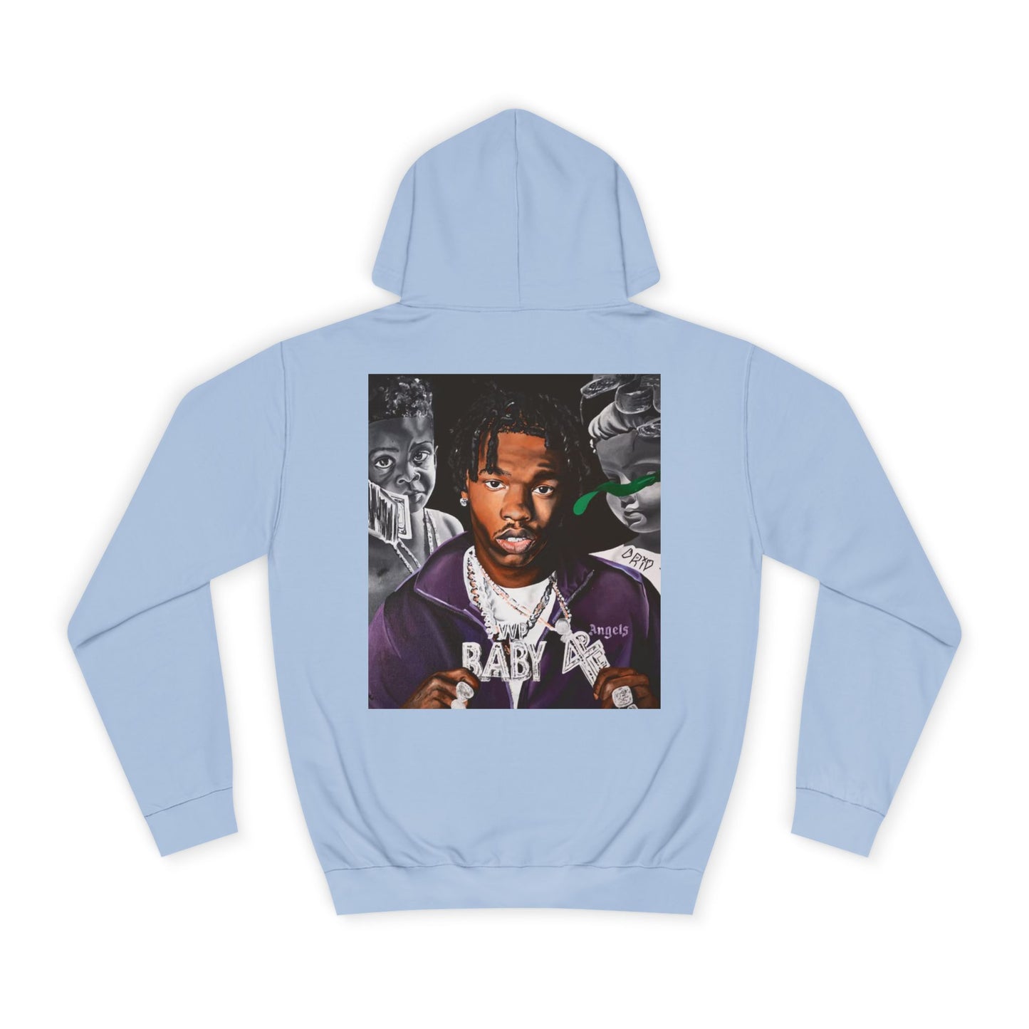 Unisex College Hoodie with Graphic Design – Music Inspired Streetwear