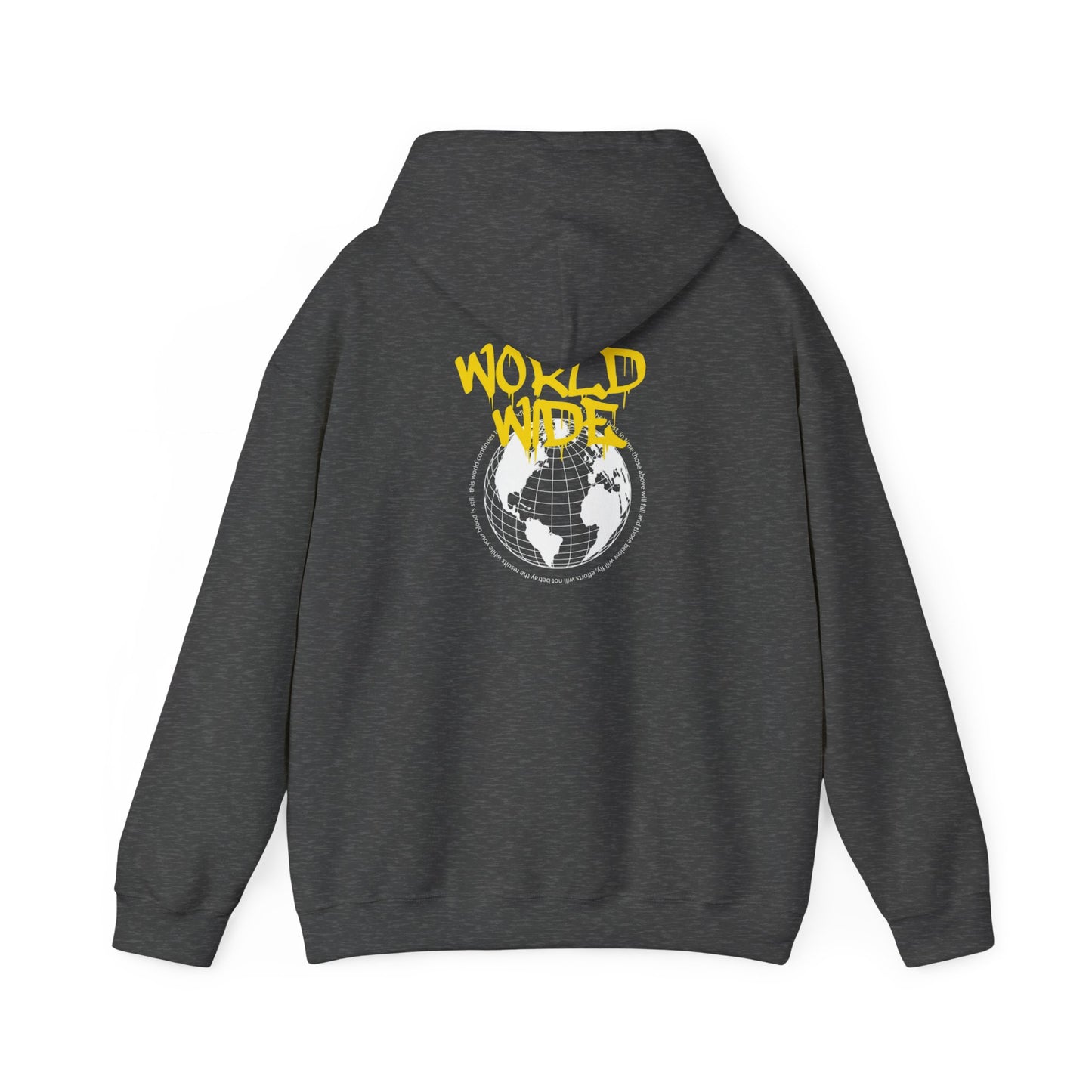 World Wide Unisex Heavy Blend™ Hooded Sweatshirt - Trendy Fashion for Global Citizens