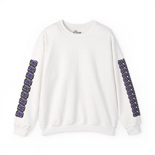 Retro-Inspired Graphic Crewneck Sweatshirt for Casual Comfort