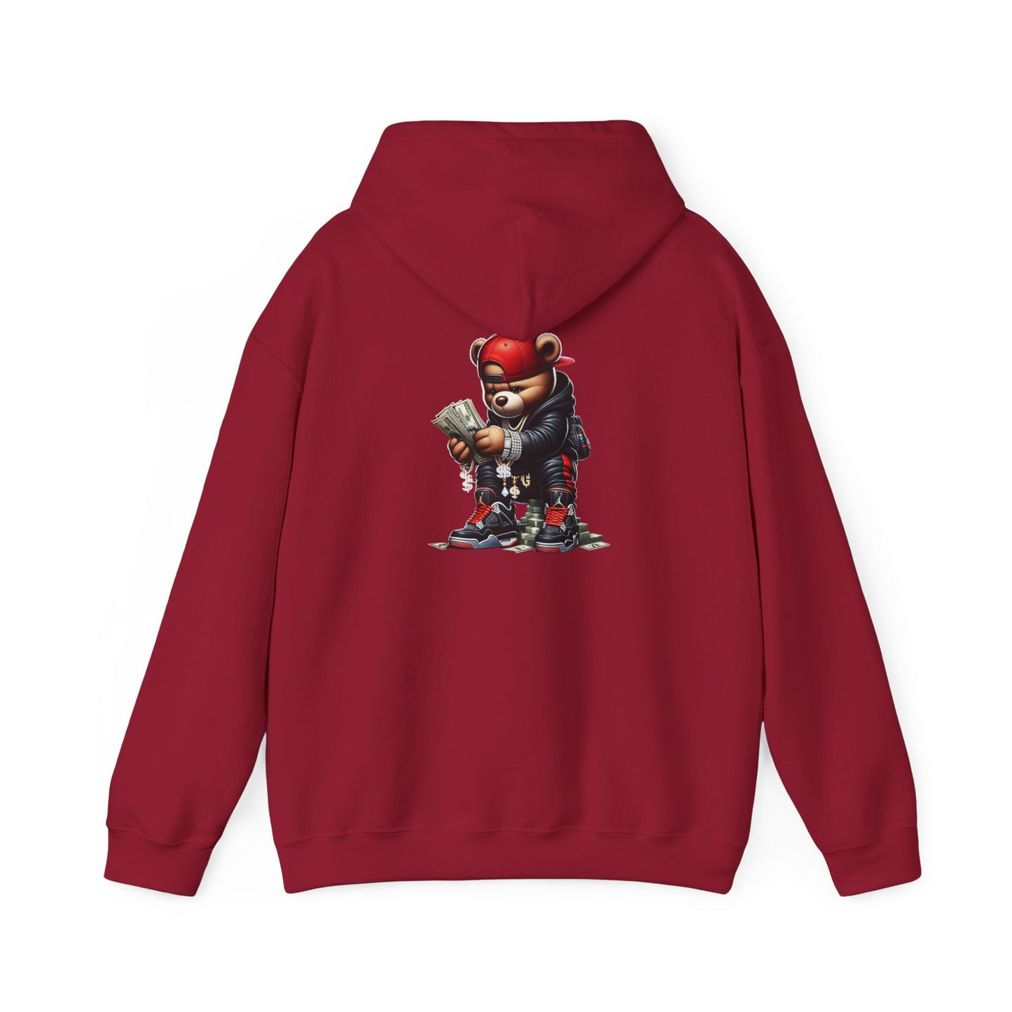 Hustle Bear Unisex Heavy Blend™ Hooded Sweatshirt | Motivational Streetwear for Entrepreneurs