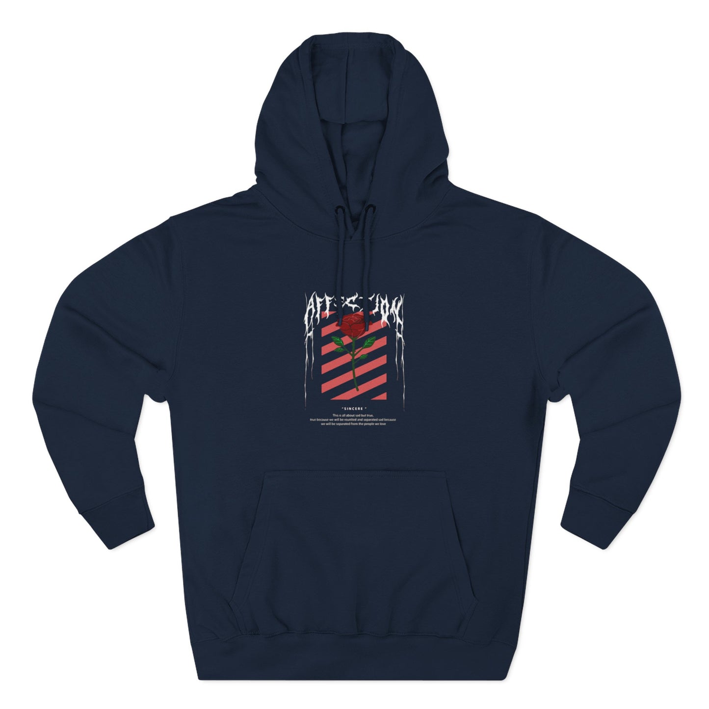 Stylish Three-Panel Fleece Hoodie – Perfect for Casual Days and Holiday Gifting