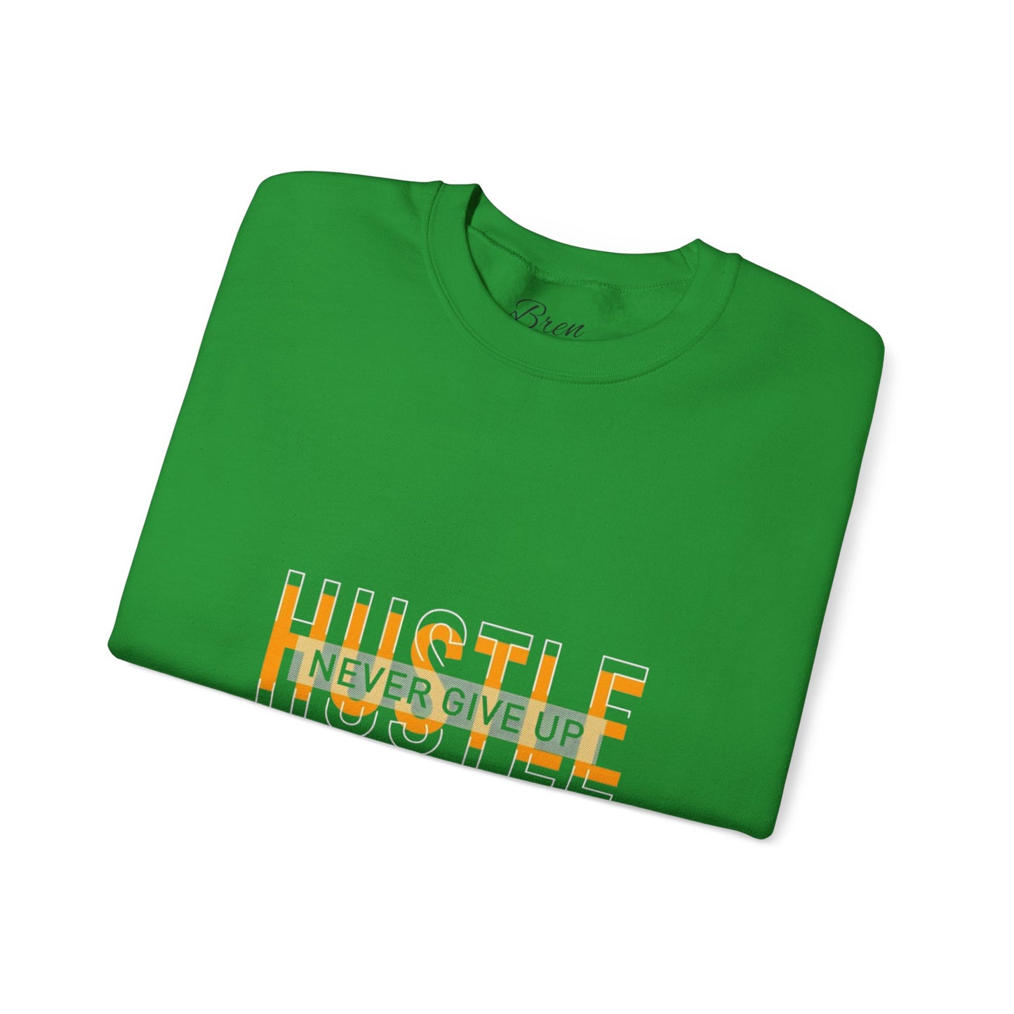 Hustle Crewneck Sweatshirt - Unisex Heavy Blend™ - Motivational Design