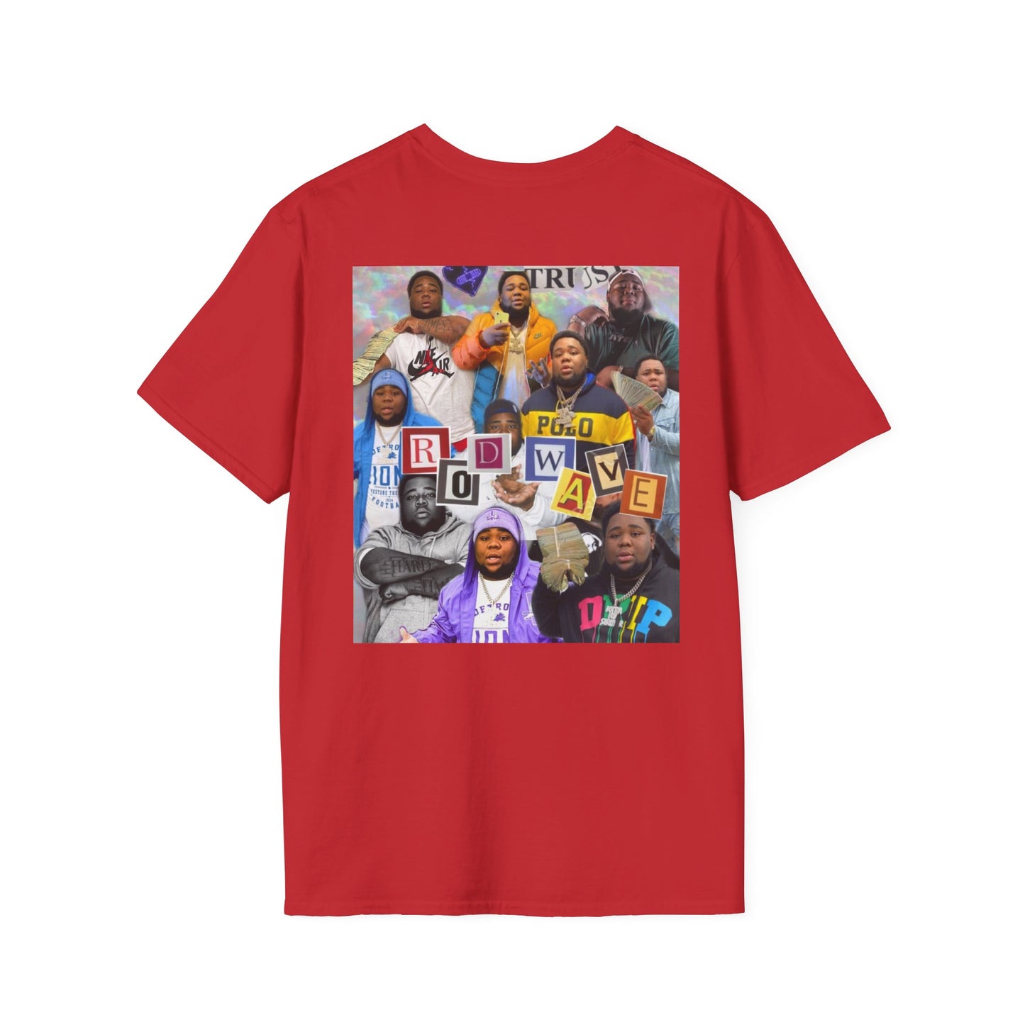 Unisex Softstyle T-Shirt with Ridwave Graphic - Casual Streetwear for Music Lovers