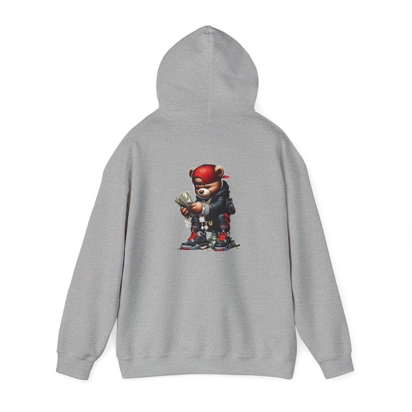 Hustle Bear Unisex Heavy Blend™ Hooded Sweatshirt | Motivational Streetwear for Entrepreneurs