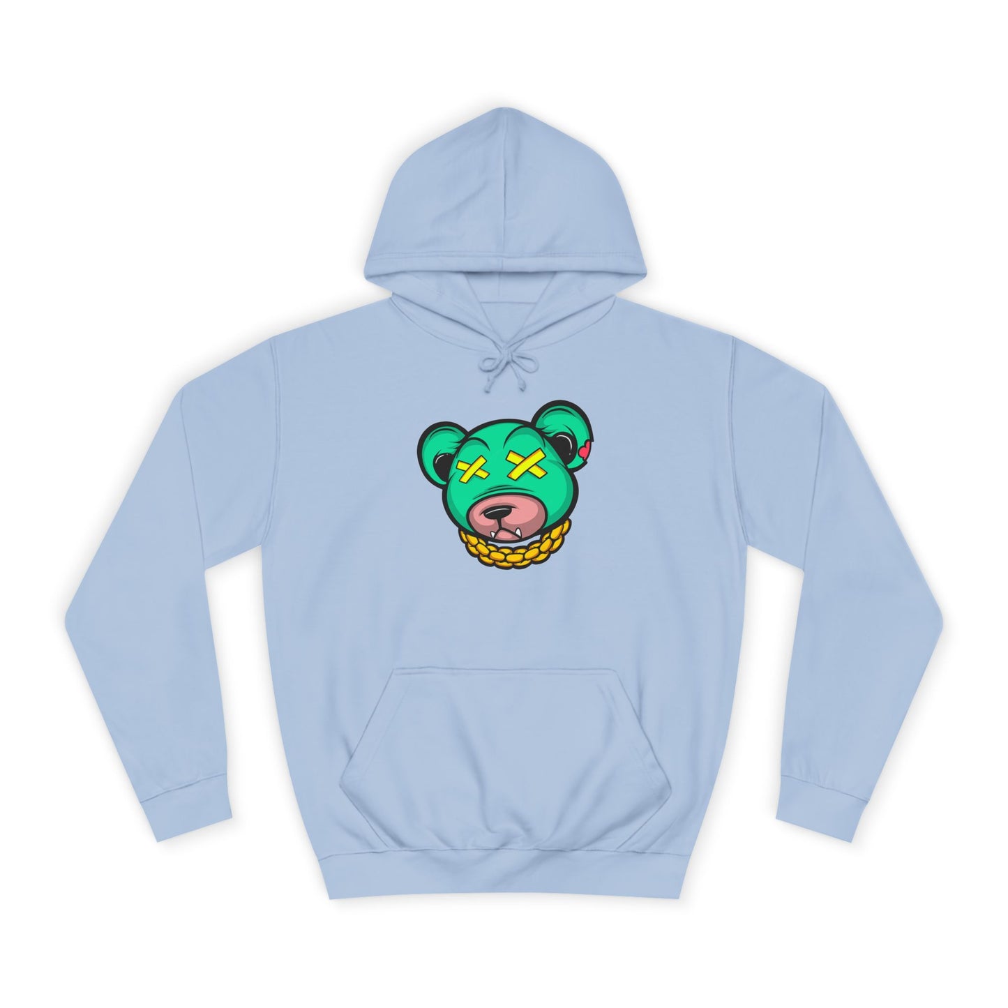 Cool Cartoon Bear Unisex College Hoodie