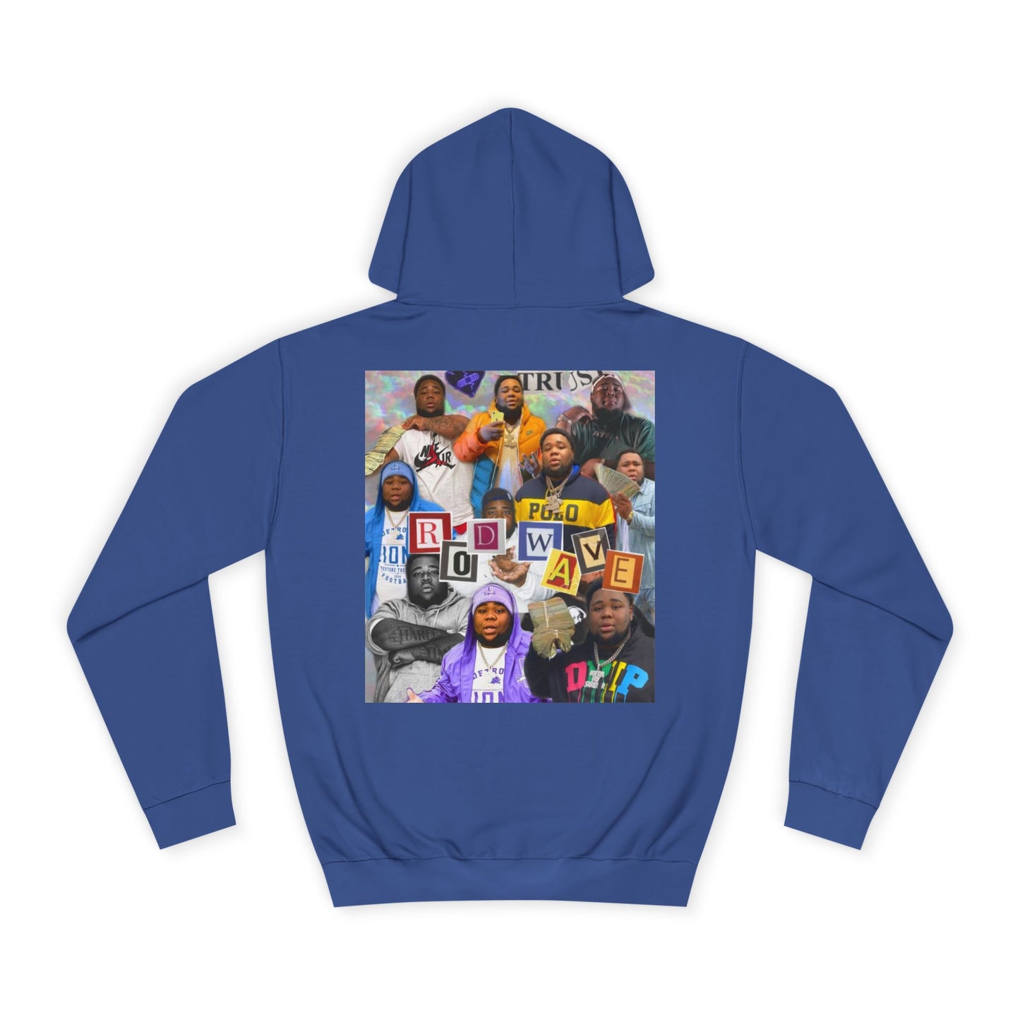 Unisex College Hoodie with Bold Graphic Design - Perfect for Students and Fans