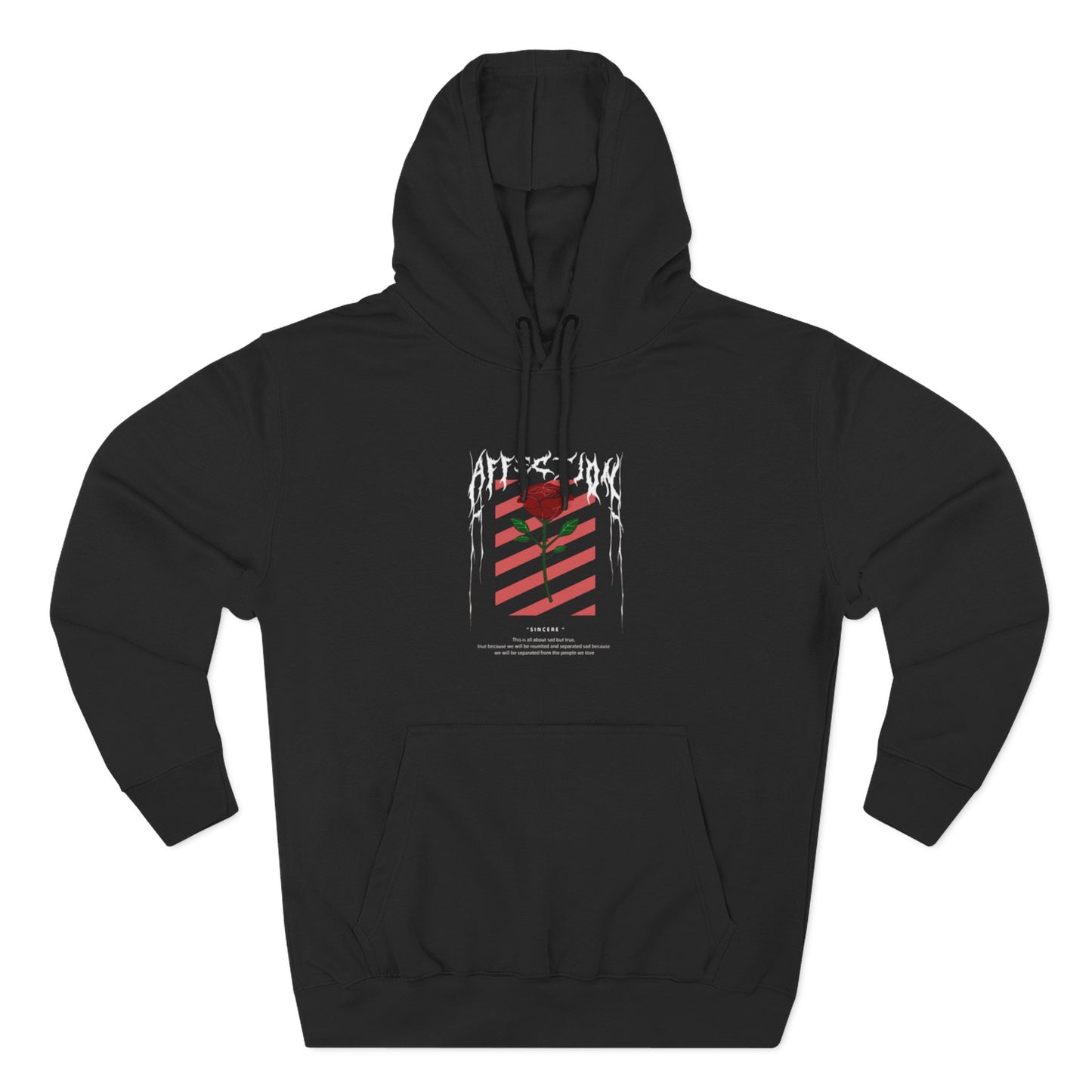 Stylish Three-Panel Fleece Hoodie – Perfect for Casual Days and Holiday Gifting