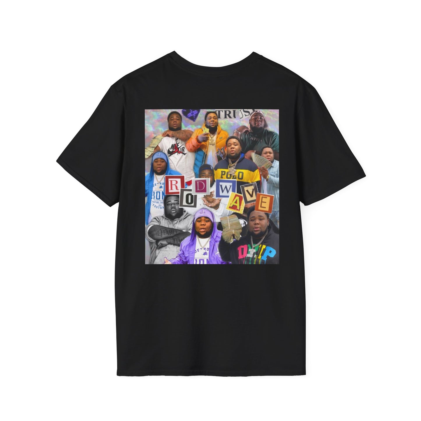 Unisex Softstyle T-Shirt with Ridwave Graphic - Casual Streetwear for Music Lovers