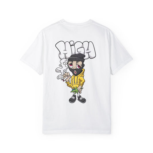 High Vibes Unisex Garment-Dyed T-Shirt - Perfect for Stoners and Casual Wear