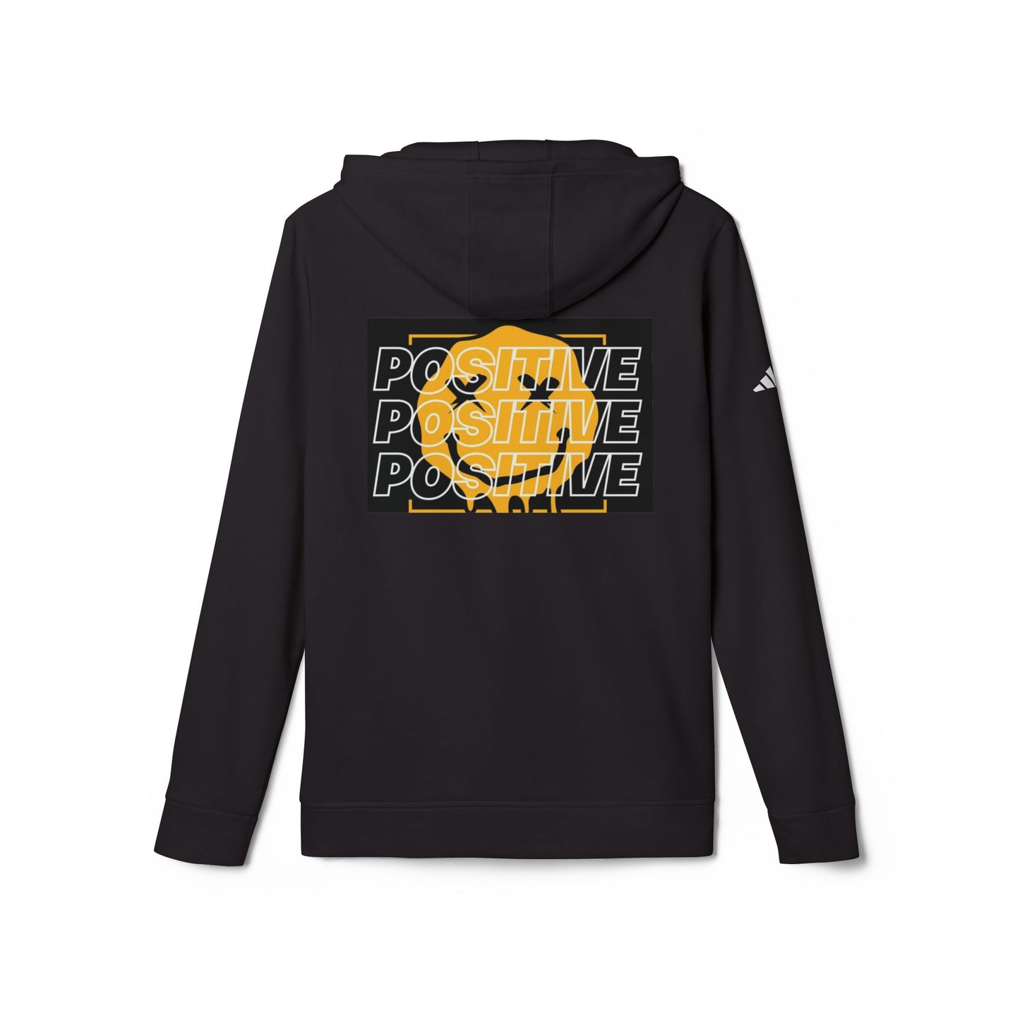 Unisex Fleece Hoodie with Positive Vibes Design