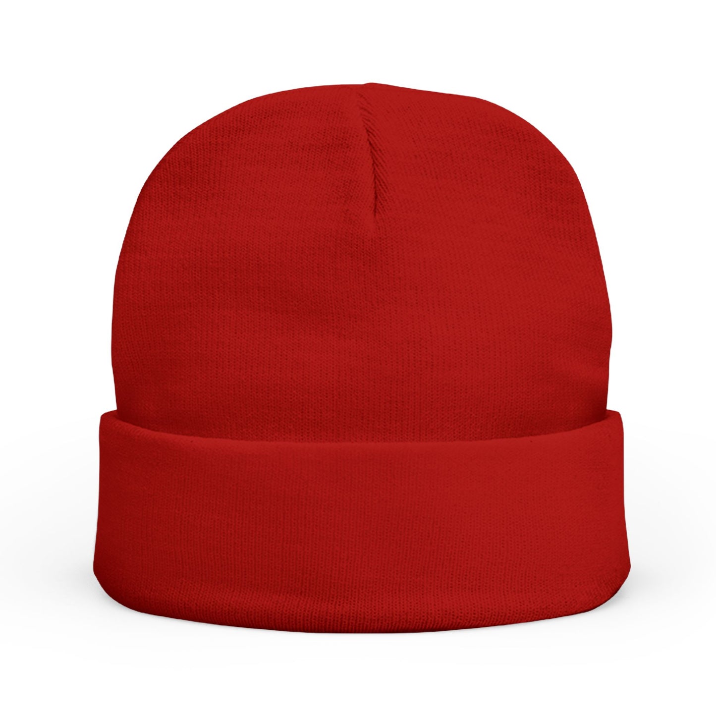 Embroidered Knit Beanie - Never Give Up Inspirational Hat