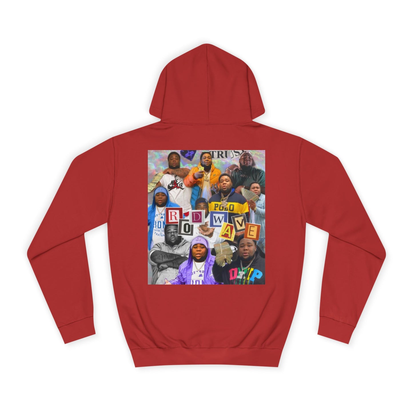 Unisex College Hoodie with Bold Graphic Design - Perfect for Students and Fans
