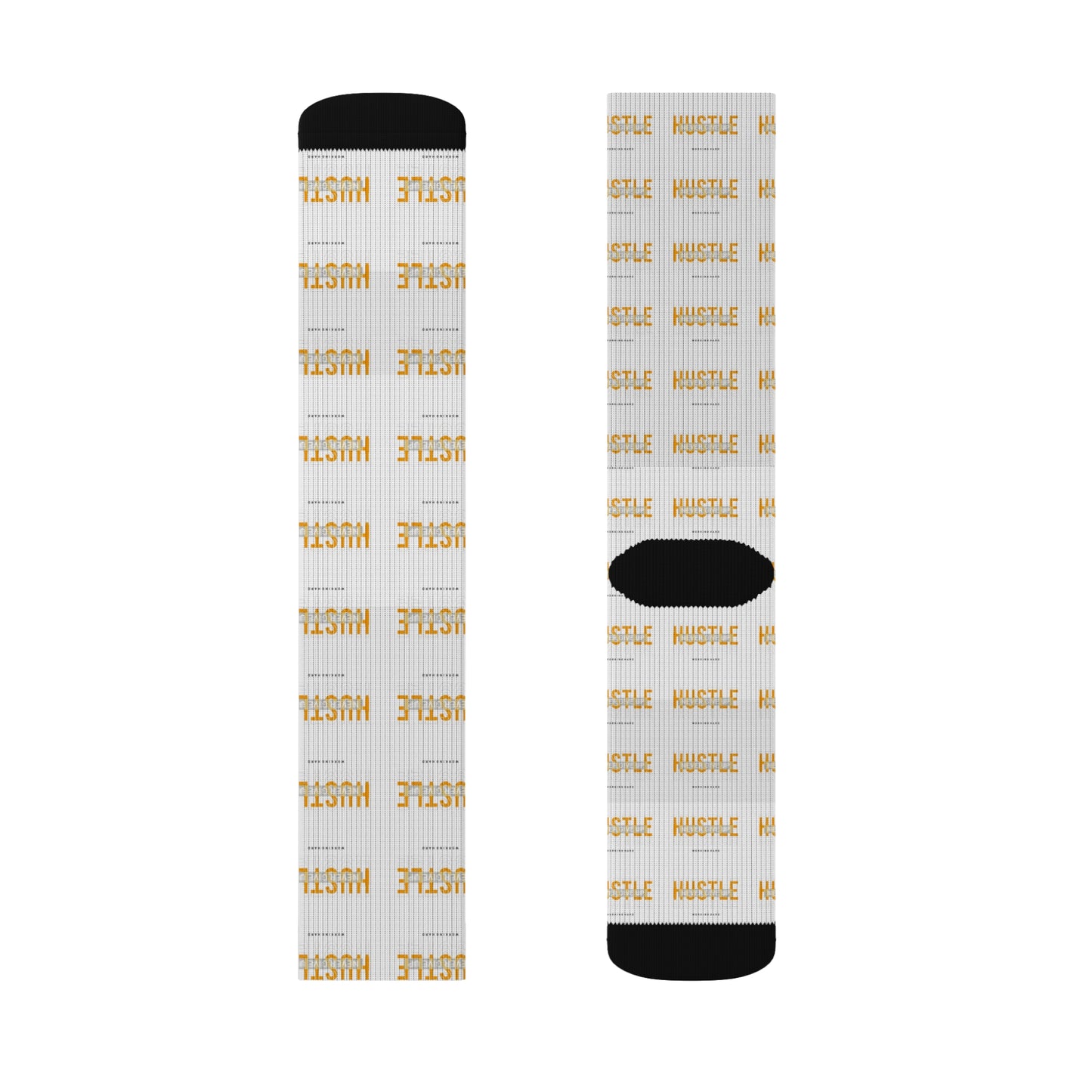 Hustle Sublimation Socks - Motivational Athletic Socks for Inspired Performers