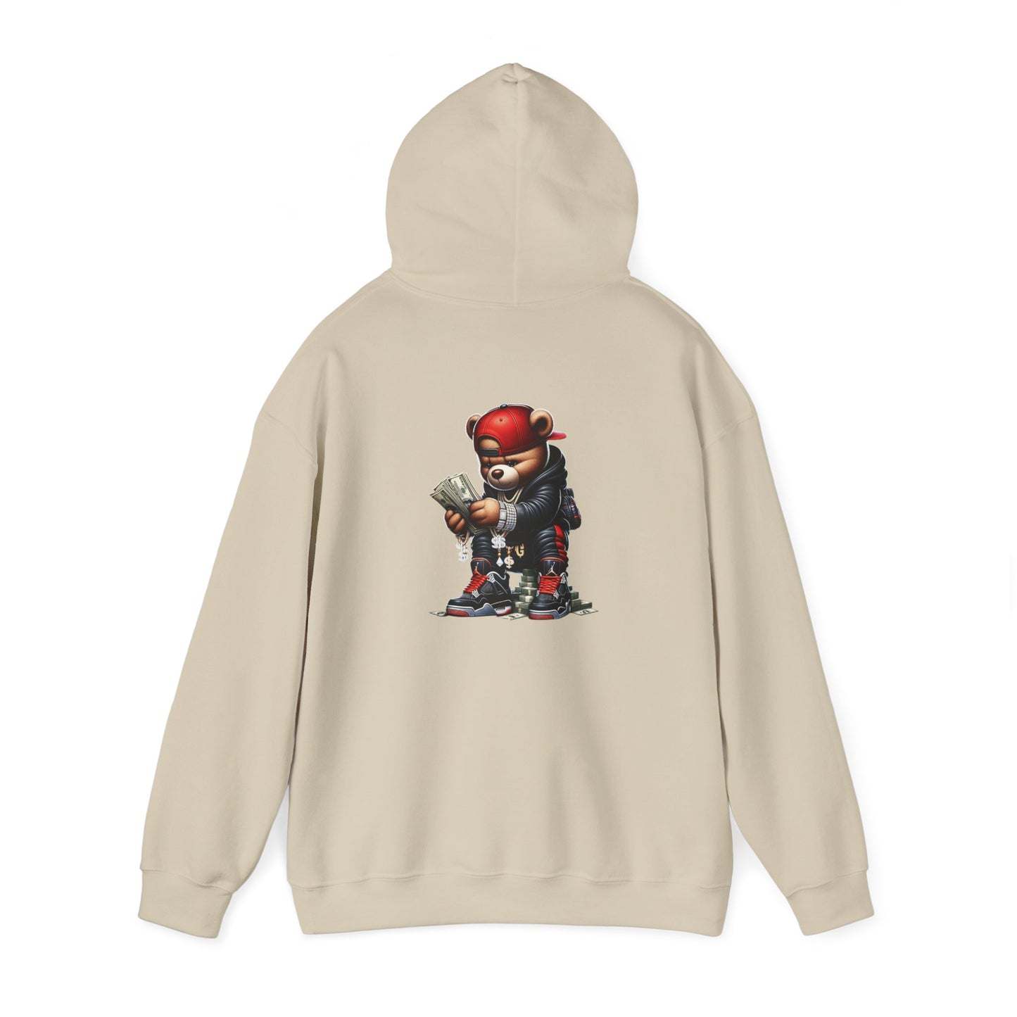 Hustle Bear Unisex Heavy Blend™ Hooded Sweatshirt | Motivational Streetwear for Entrepreneurs