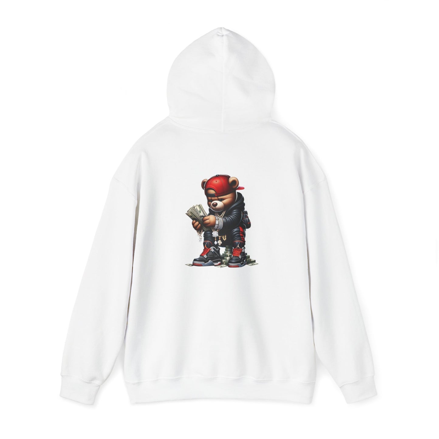 Hustle Bear Unisex Heavy Blend™ Hooded Sweatshirt | Motivational Streetwear for Entrepreneurs