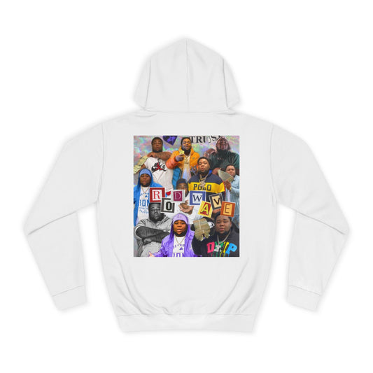 Unisex College Hoodie with Bold Graphic Design - Perfect for Students and Fans