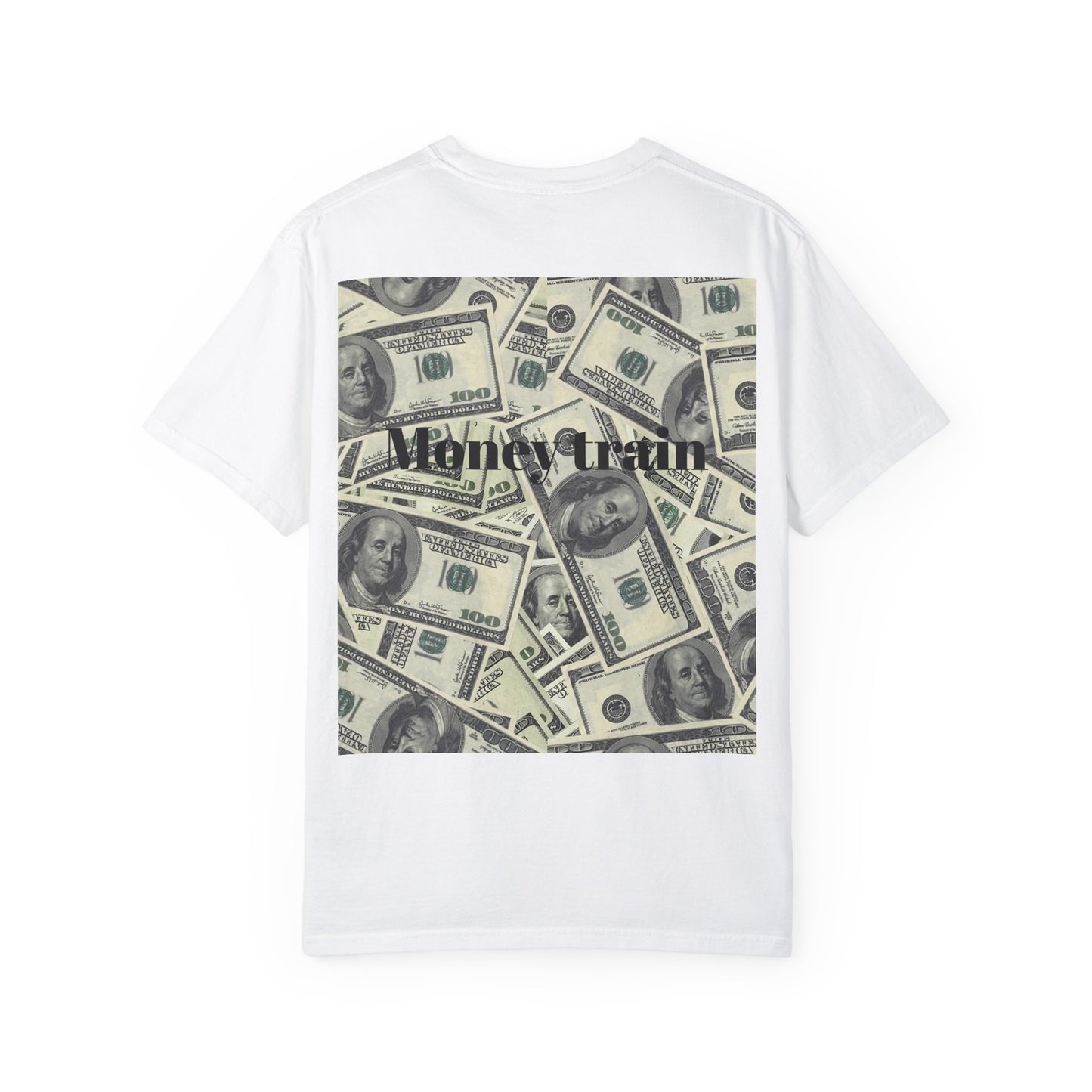 Money Train Unisex Garment-Dyed T-Shirt - Trendy Casual Wear for Money Enthusiasts
