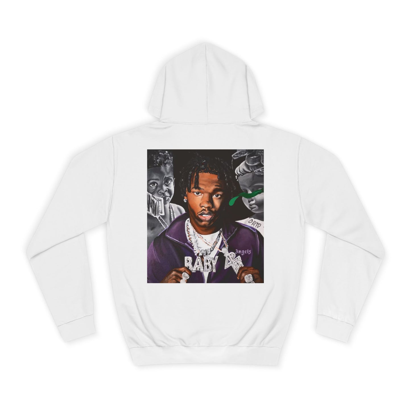 Unisex College Hoodie with Graphic Design – Music Inspired Streetwear
