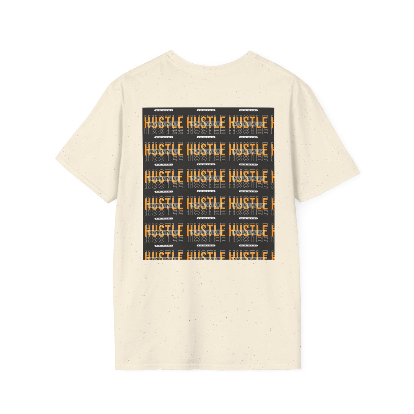 Motivational Hustle T-Shirt - Never Give Up, Unisex Softstyle Tee