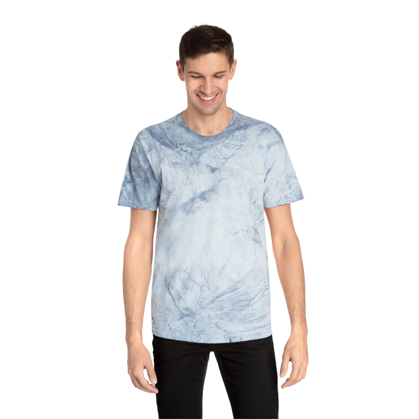 Unisex Color Blast Motivational T-Shirt - "Never Give Up" Design