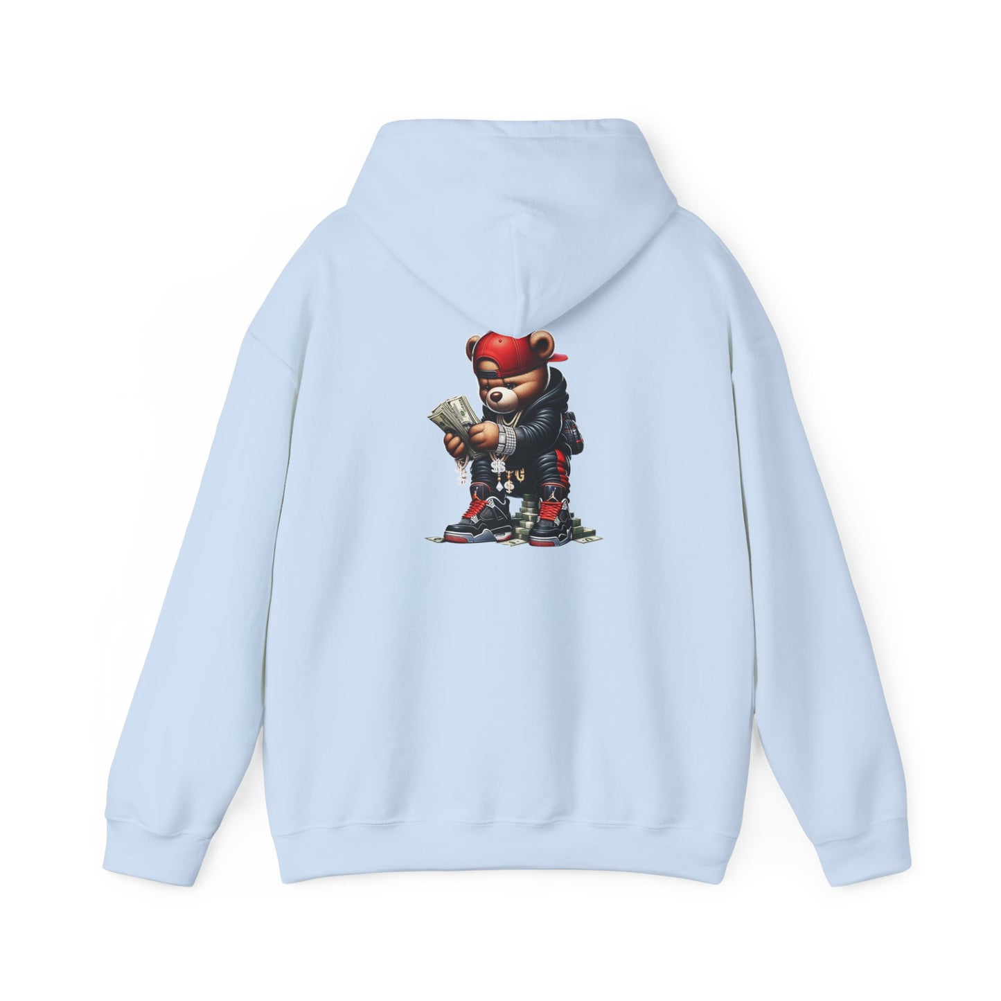 Hustle Bear Unisex Heavy Blend™ Hooded Sweatshirt | Motivational Streetwear for Entrepreneurs