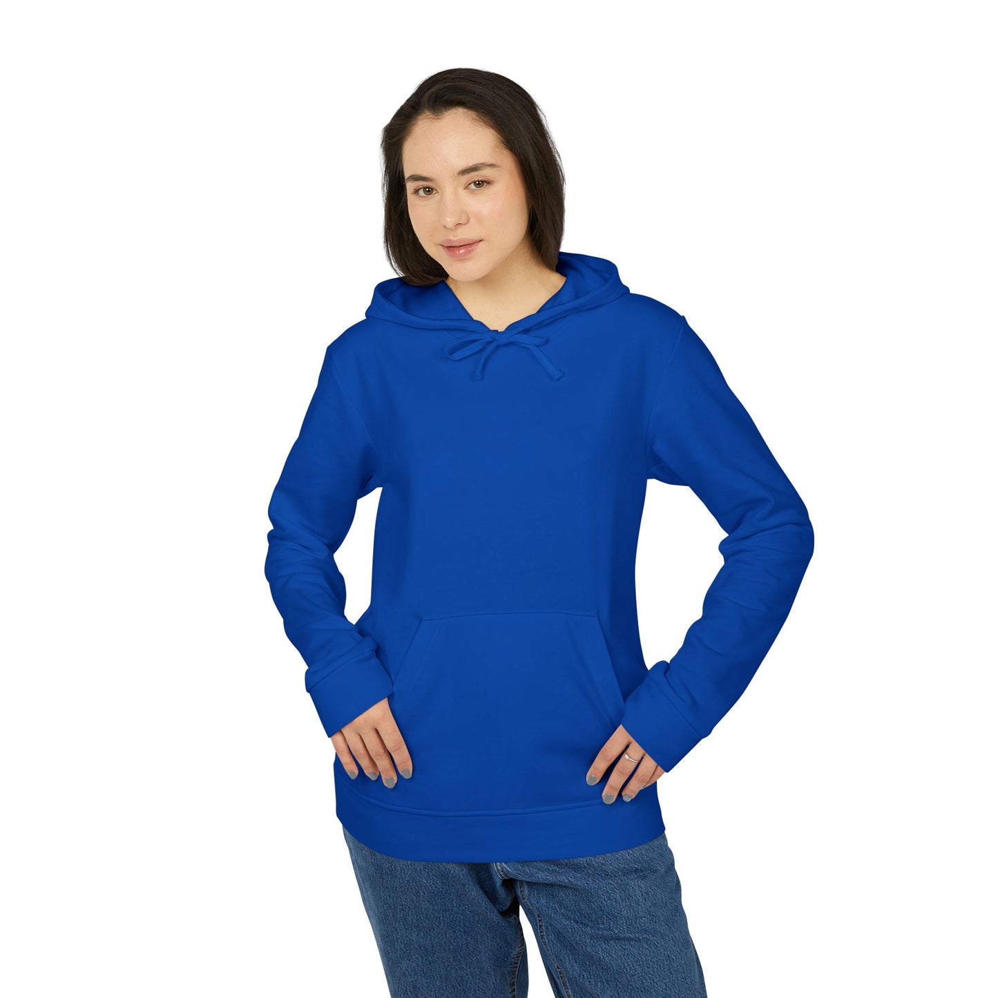 Unisex Fleece Hoodie with Positive Vibes Design