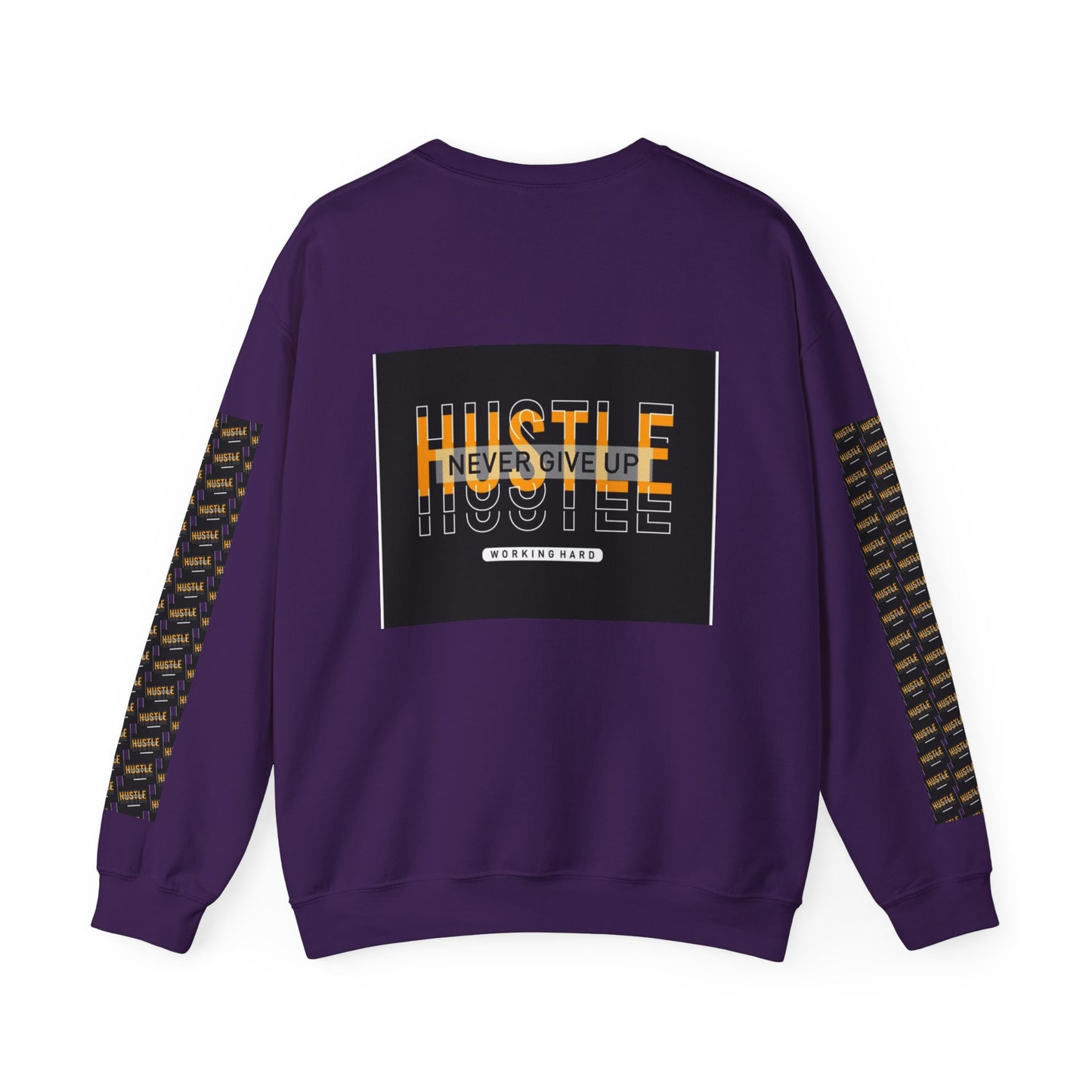 Hustle Crewneck Sweatshirt - Unisex Heavy Blend™ - Motivational Design
