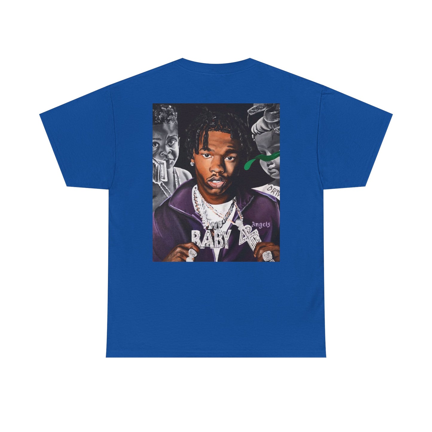 Unisex Heavy Cotton Tee - Cool Streetwear Graphic Tee featuring Lil Baby