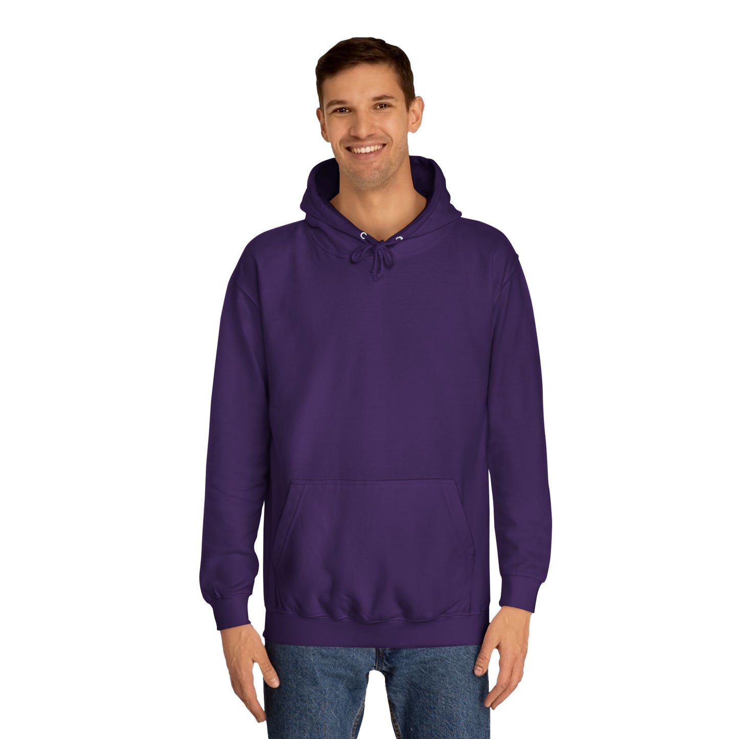 Unisex College Hoodie with Bold Graphic Design - Perfect for Students and Fans