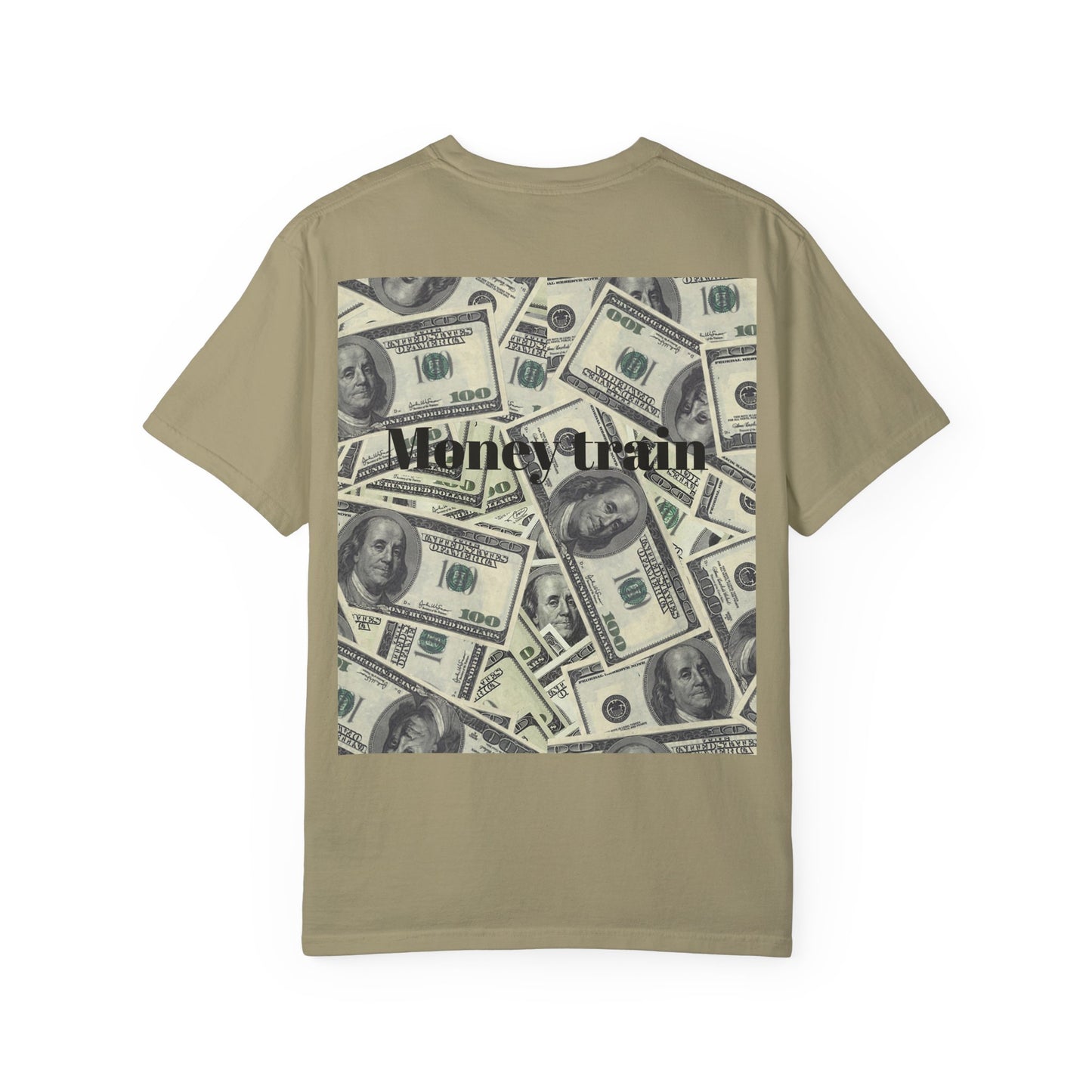 Money Train Unisex Garment-Dyed T-Shirt - Trendy Casual Wear for Money Enthusiasts