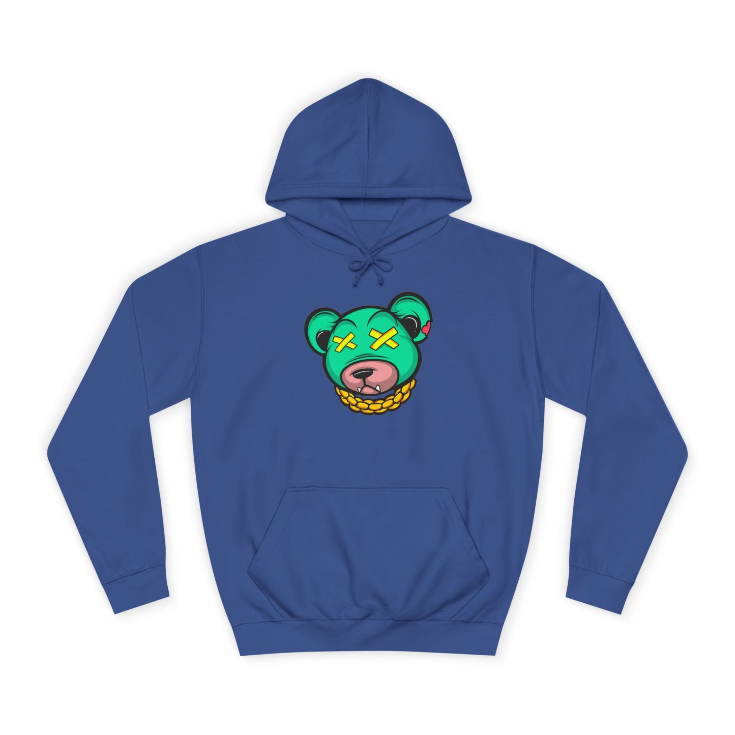 Cool Cartoon Bear Unisex College Hoodie