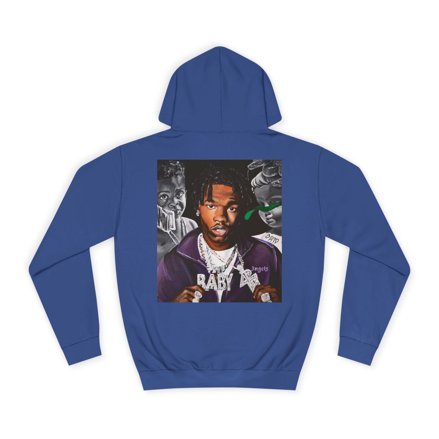 Unisex College Hoodie with Graphic Design – Music Inspired Streetwear